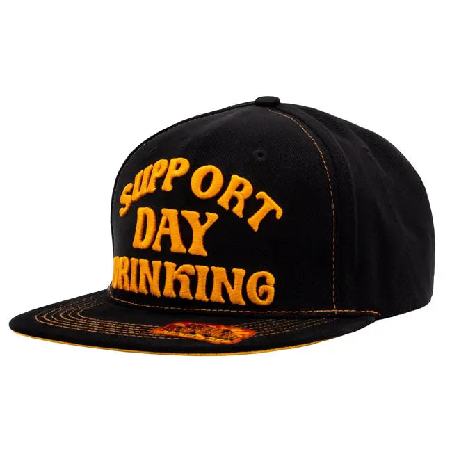 King Kerosin Support Day Drinking Cap Black FREE UK Delivery, FREE 365 Day Returns | Moto Central