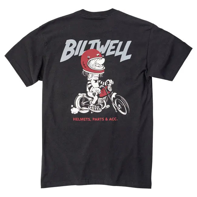Biltwell Motorsickle T-Shirt Black FREE UK Delivery, FREE 365 Day Returns | Moto Central
