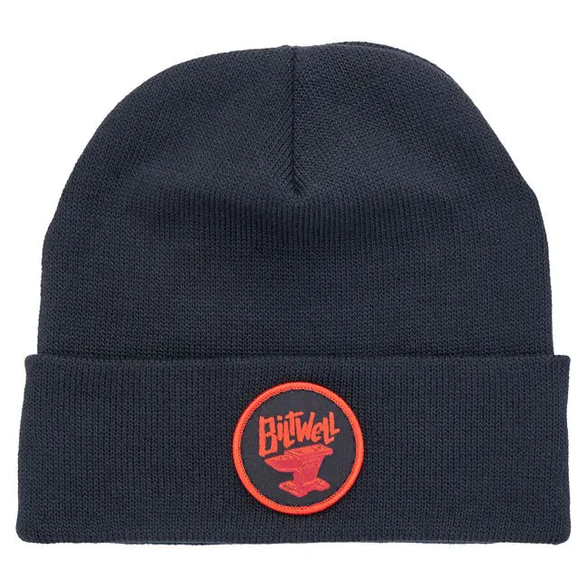 Biltwell Anvil Beanie Black / Red FREE UK Delivery, FREE 365 Day Returns | Moto Central