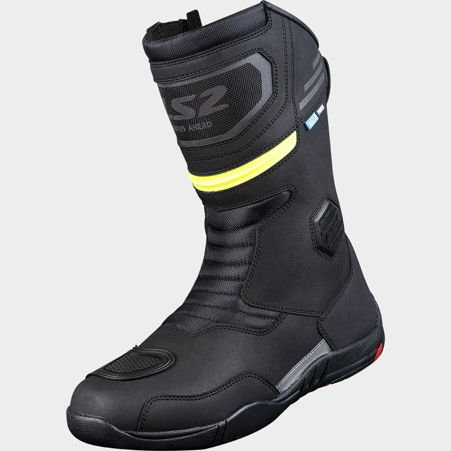 LS2 Goby Ladies Waterproof Boots Black / Hi-Viz Yellow FREE UK Delivery, FREE 365 Day Returns | Moto Central