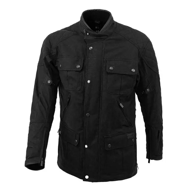 ByCity London 4 Textile Jacket Black FREE UK Delivery, FREE 365 Day Returns | Moto Central