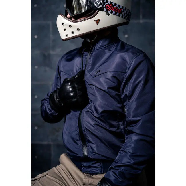 ByCity Bomber Textile Jacket Blue FREE UK Delivery, FREE 365 Day Returns | Moto Central