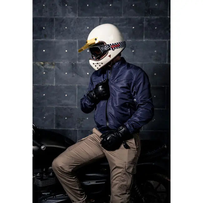 ByCity Bomber Textile Jacket Blue FREE UK Delivery, FREE 365 Day Returns | Moto Central