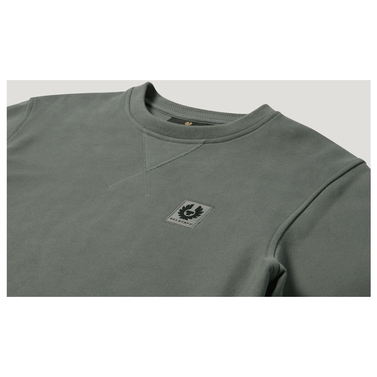 Belstaff Sweatshirt Atlantic Grey FREE UK Delivery, FREE 365 Day Returns | Moto Central
