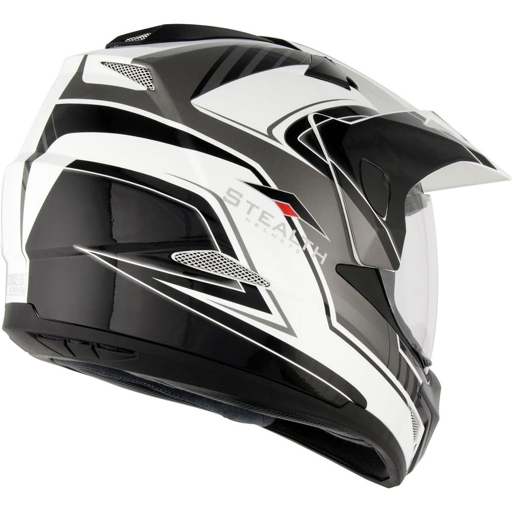 Stealth HD009 Adventure Dual Sport Graphic Gunmetal