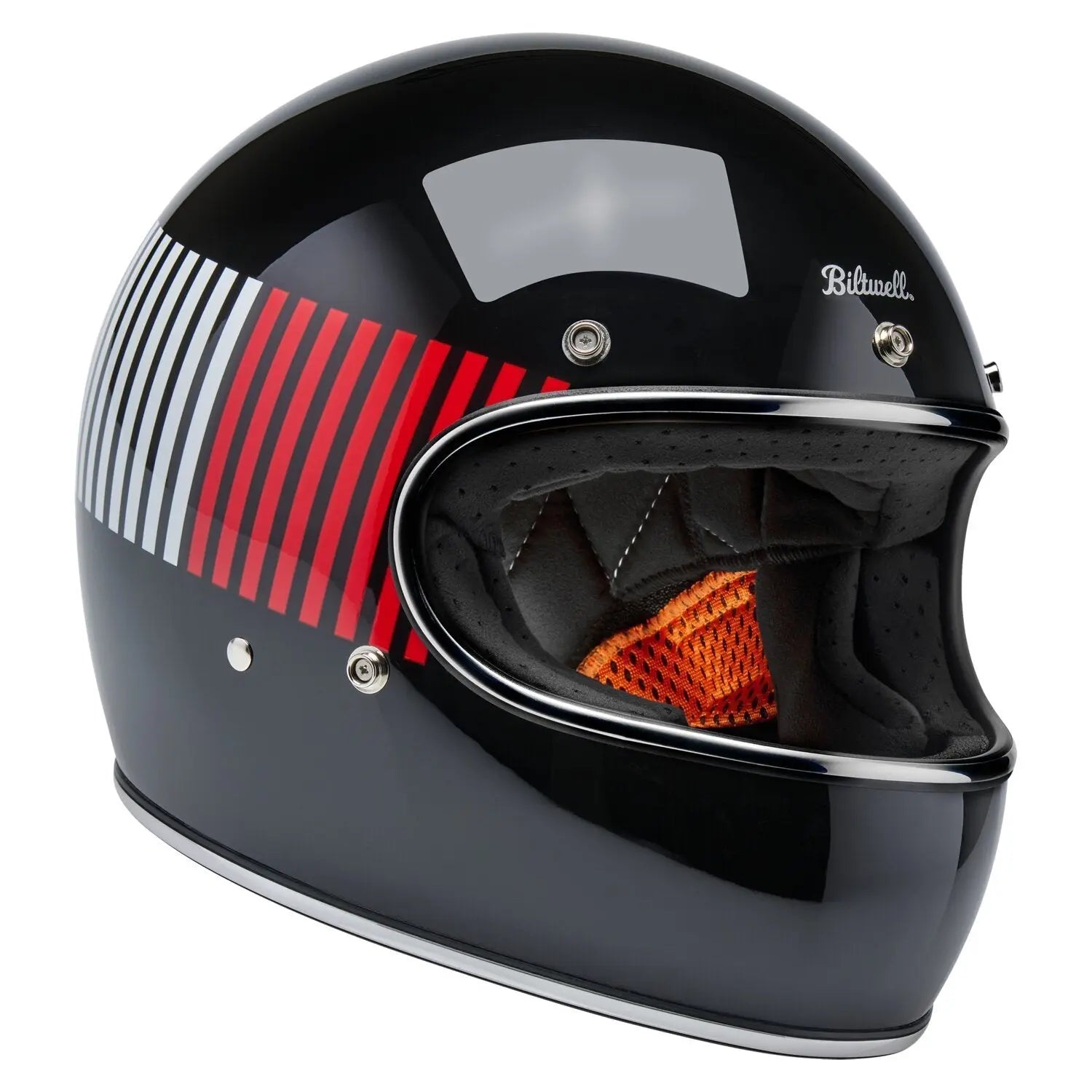 Biltwell Gringo RWB Raceflow Black FREE UK Delivery, FREE 365 Day Returns | Moto Central
