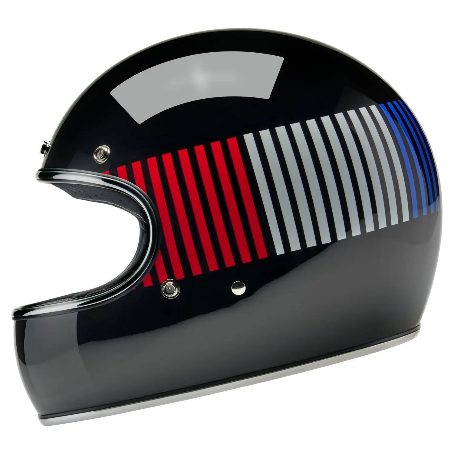 Biltwell Gringo RWB Raceflow Black FREE UK Delivery, FREE 365 Day Returns | Moto Central