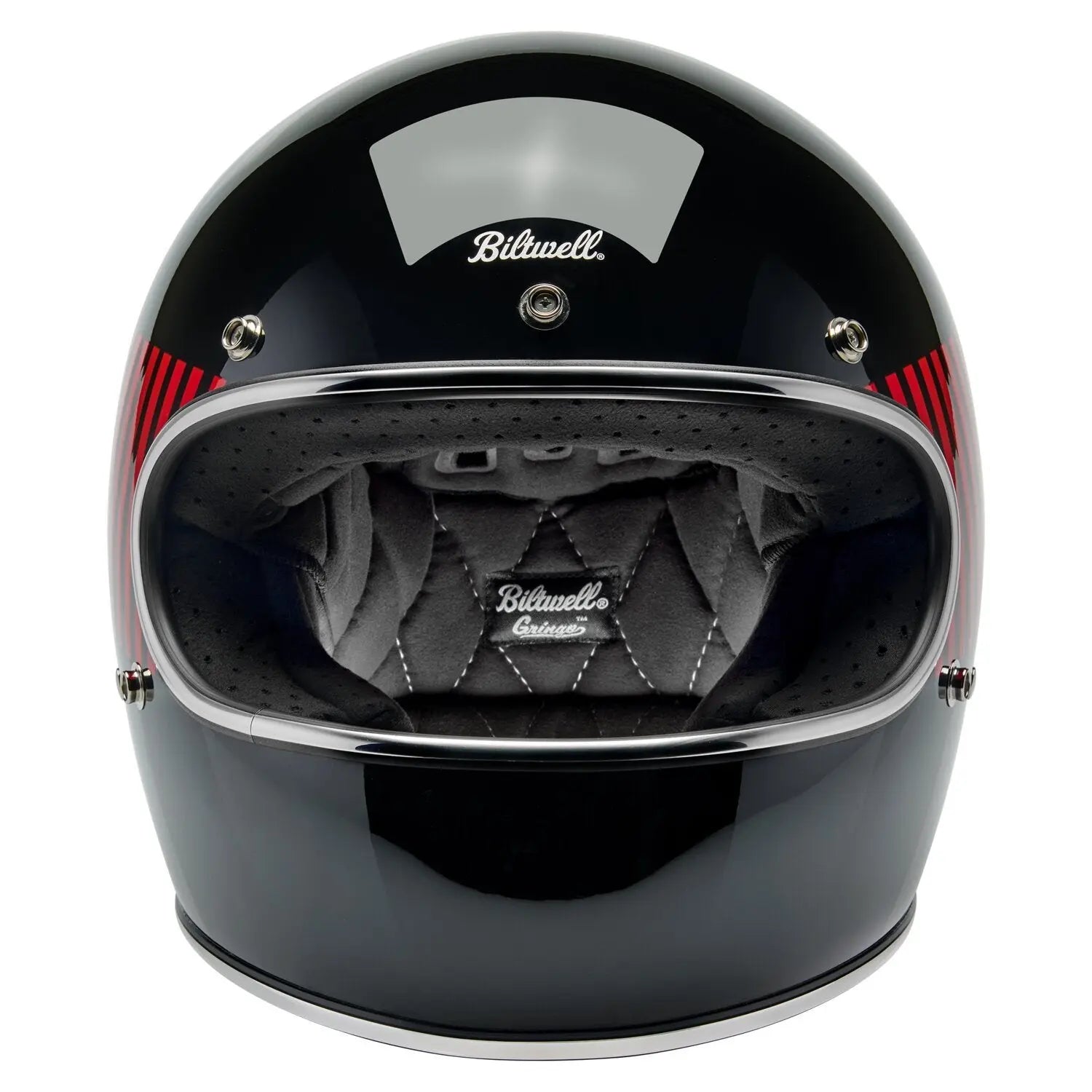 Biltwell Gringo RWB Raceflow Black FREE UK Delivery, FREE 365 Day Returns | Moto Central