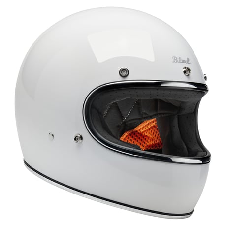Biltwell Gringo Gloss White FREE UK Delivery, FREE 365 Day Returns | Moto Central
