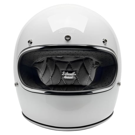 Biltwell Gringo Gloss White FREE UK Delivery, FREE 365 Day Returns | Moto Central