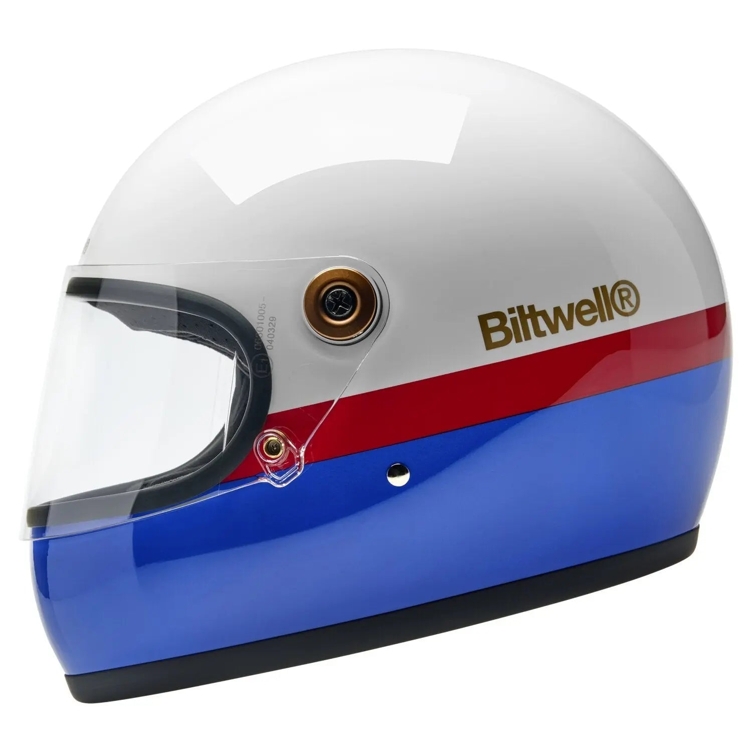 Biltwell Gringo S Gloss Red / White / Blue FREE UK Delivery, FREE 365 Day Returns | Moto Central