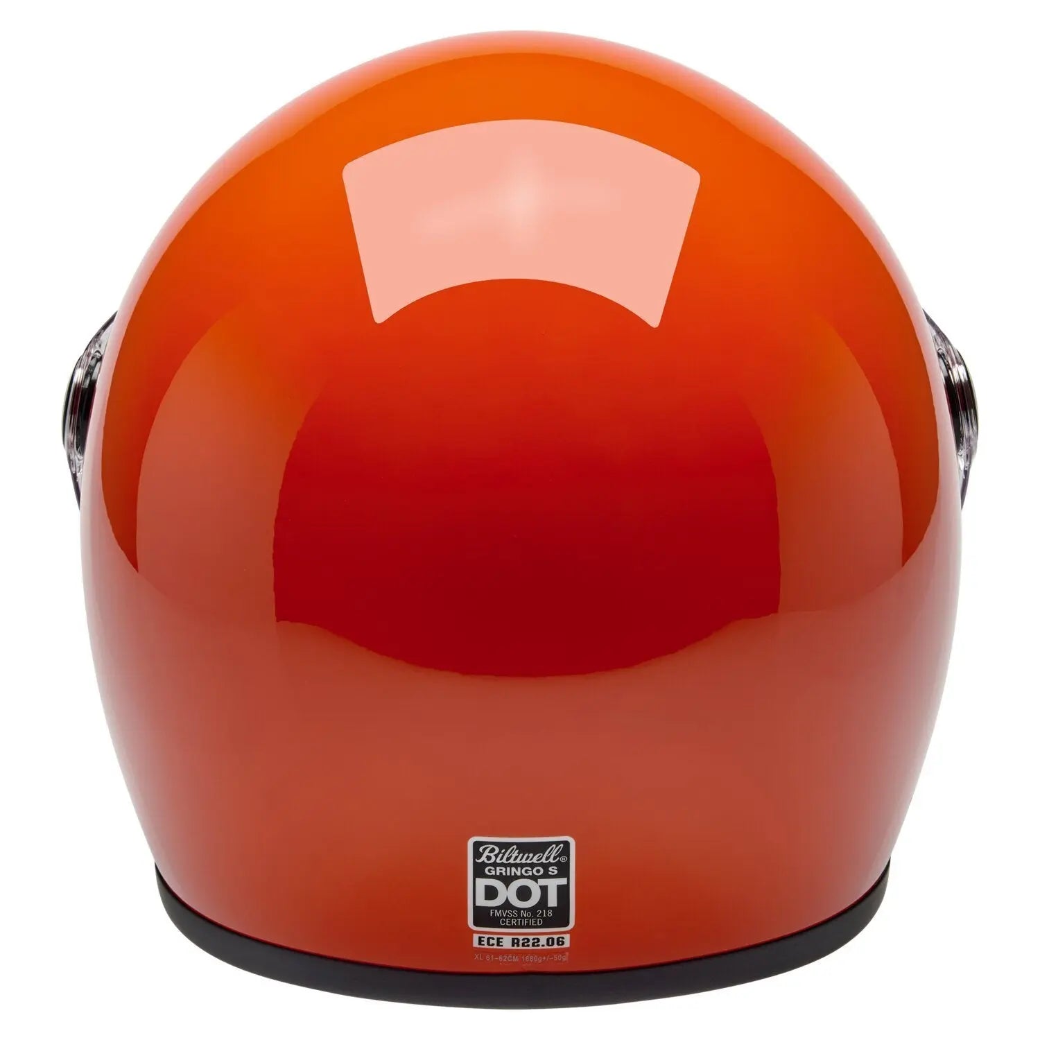 Biltwell Gringo S Gloss Hazard Orange FREE UK Delivery, FREE 365 Day Returns | Moto Central