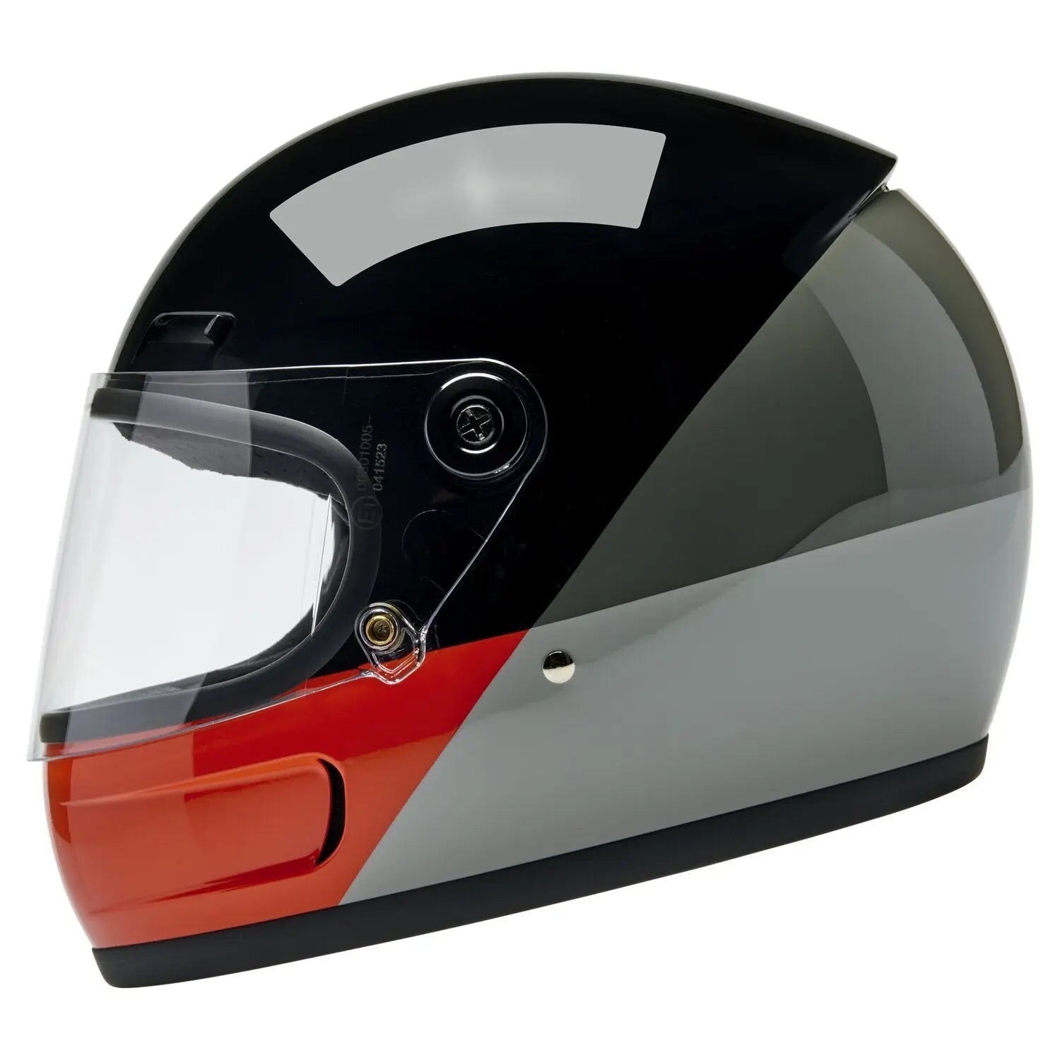 Biltwell Gringo SV Intersection Black / Orange / Grey FREE UK Delivery, FREE 365 Day Returns | Moto Central
