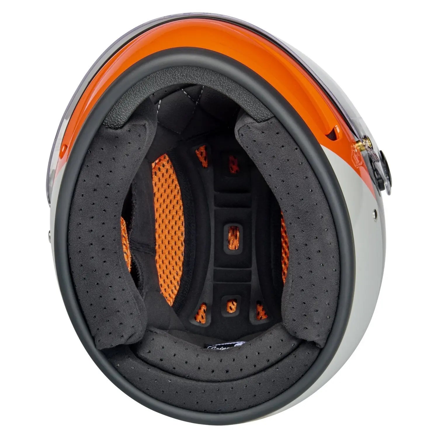 Biltwell Gringo SV Intersection Black / Orange / Grey FREE UK Delivery, FREE 365 Day Returns | Moto Central