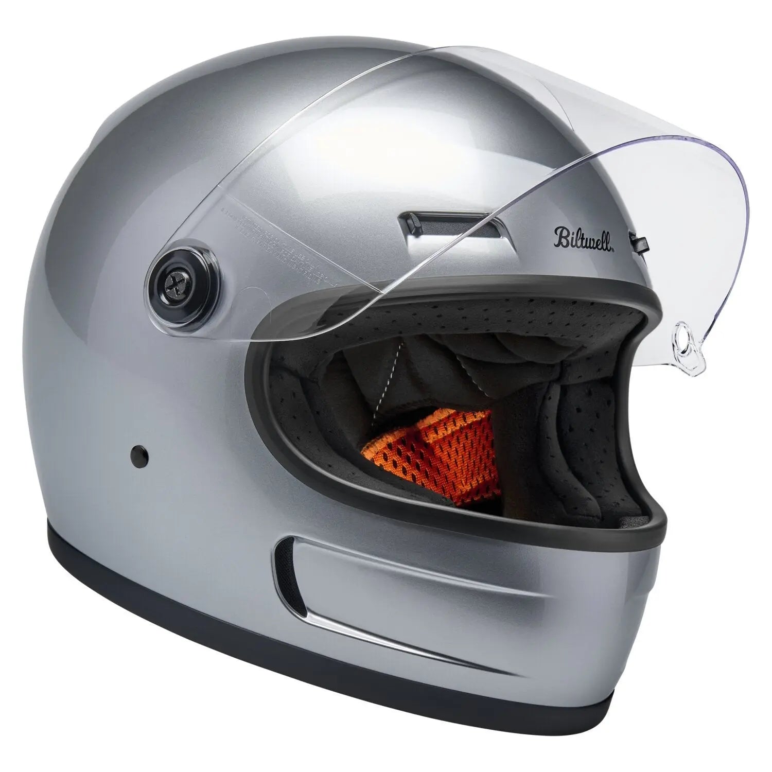 Biltwell Gringo SV Gloss Silver FREE UK Delivery, FREE 365 Day Returns | Moto Central