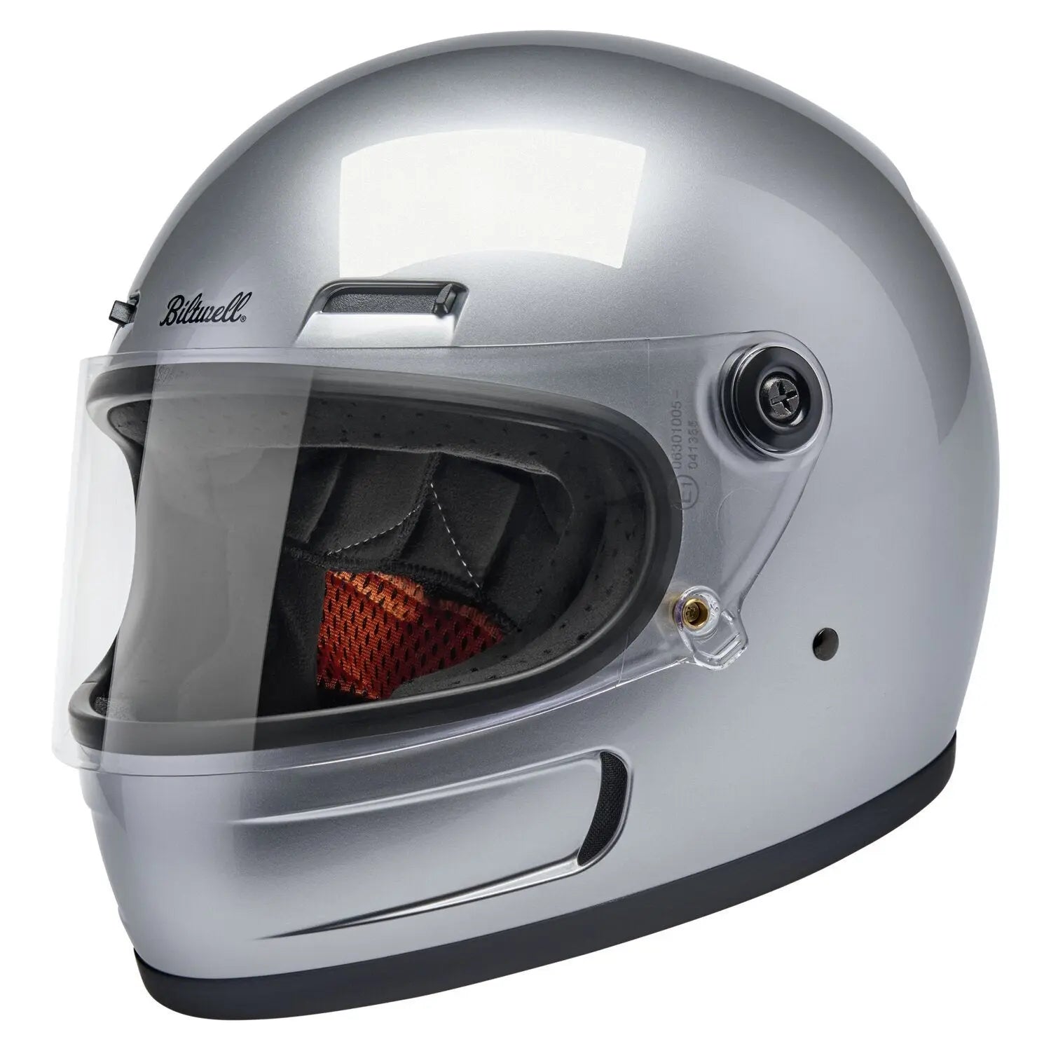 Biltwell Gringo SV Gloss Silver FREE UK Delivery, FREE 365 Day Returns | Moto Central