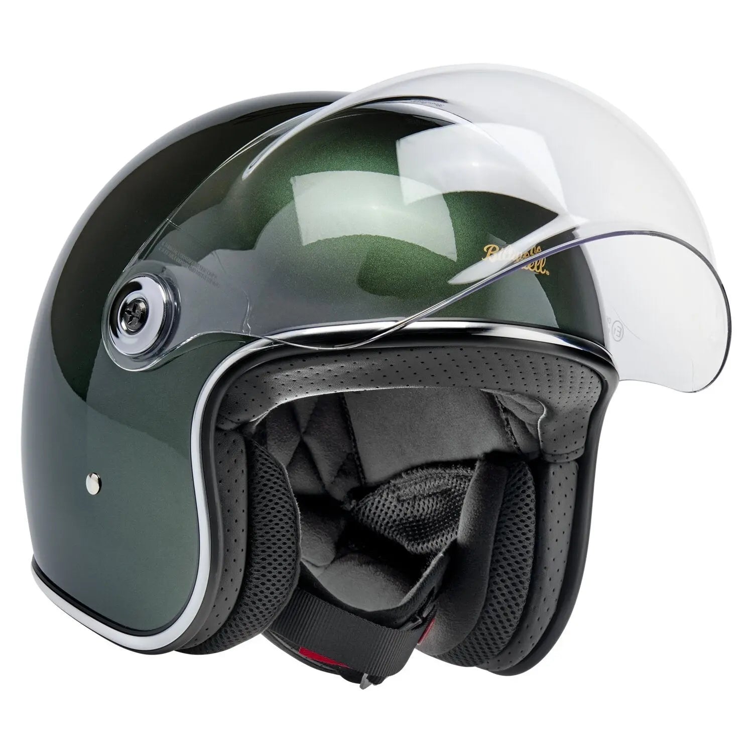Biltwell Tahoe Metallic Sierra Green FREE UK Delivery, FREE 365 Day Returns | Moto Central