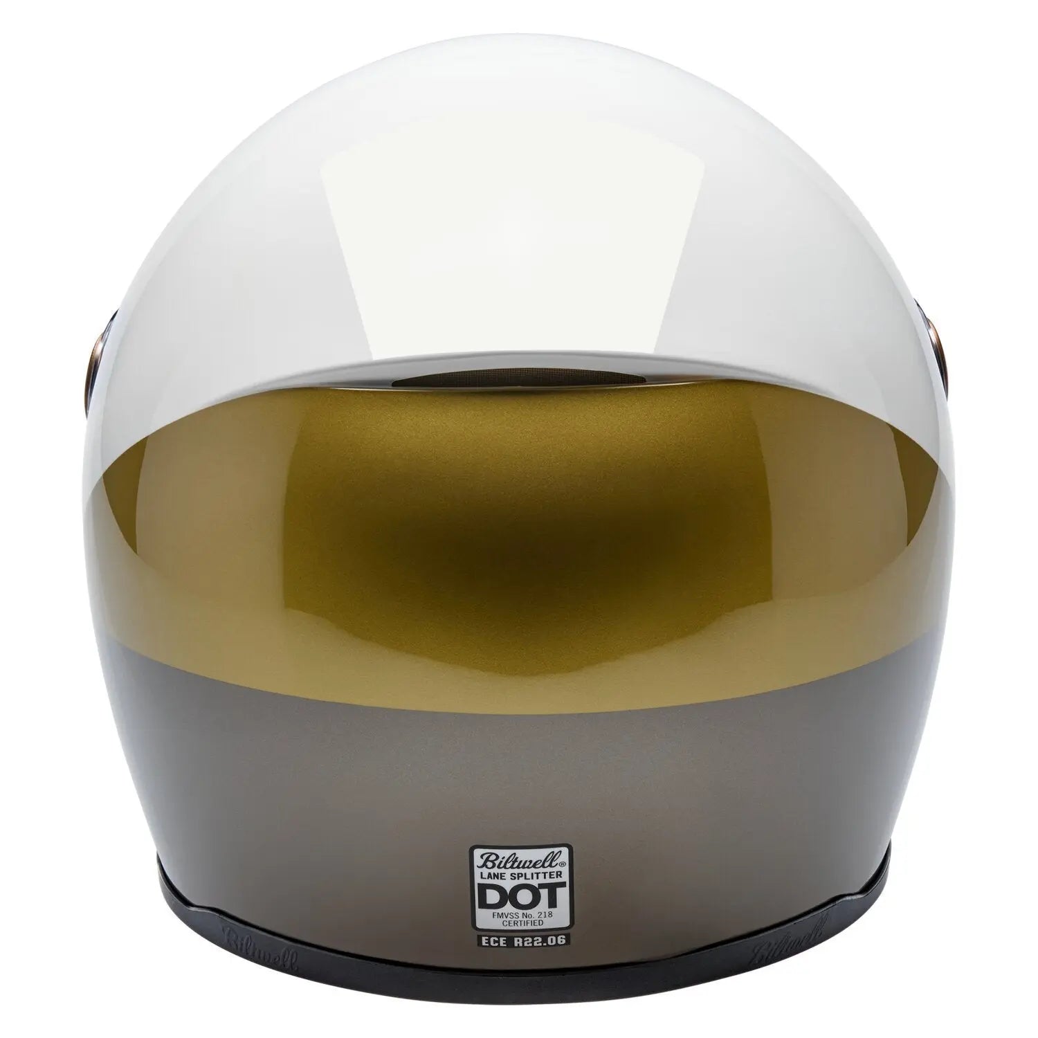 Biltwell Lane Splitter Intersection Gold / Silver / Bronze FREE UK Delivery, FREE 365 Day Returns | Moto Central