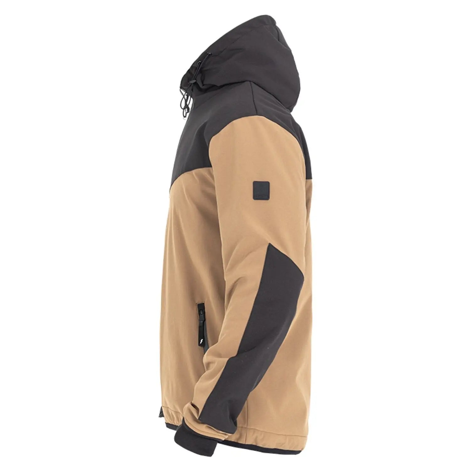 John Doe Softshell V3 Hoodie Rip-Stop Dessert / Black FREE UK Delivery, FREE 365 Day Returns | Moto Central
