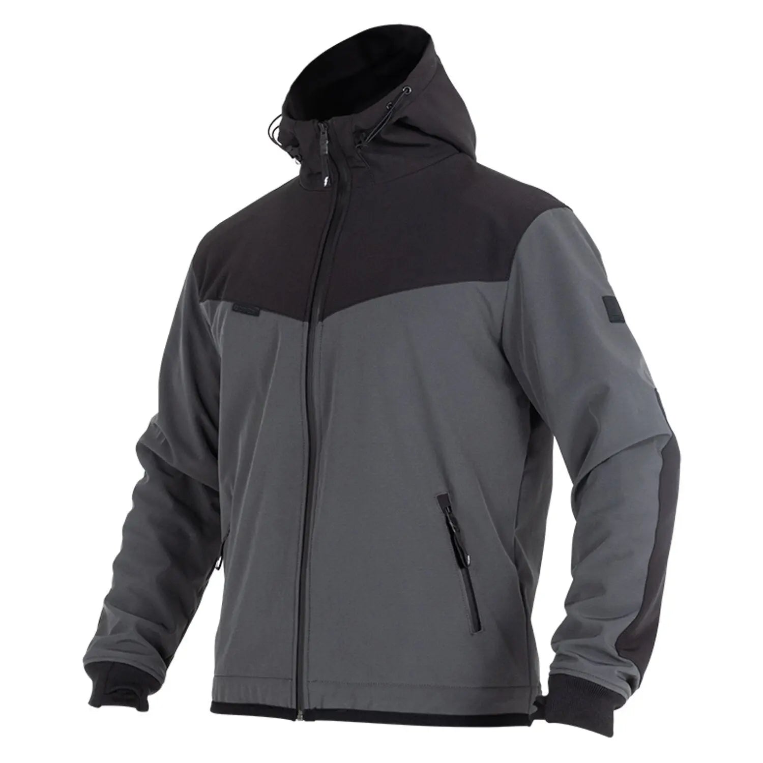 John Doe Softshell V3 Hoodie Rip-Stop Grey / Black FREE UK Delivery, FREE 365 Day Returns | Moto Central
