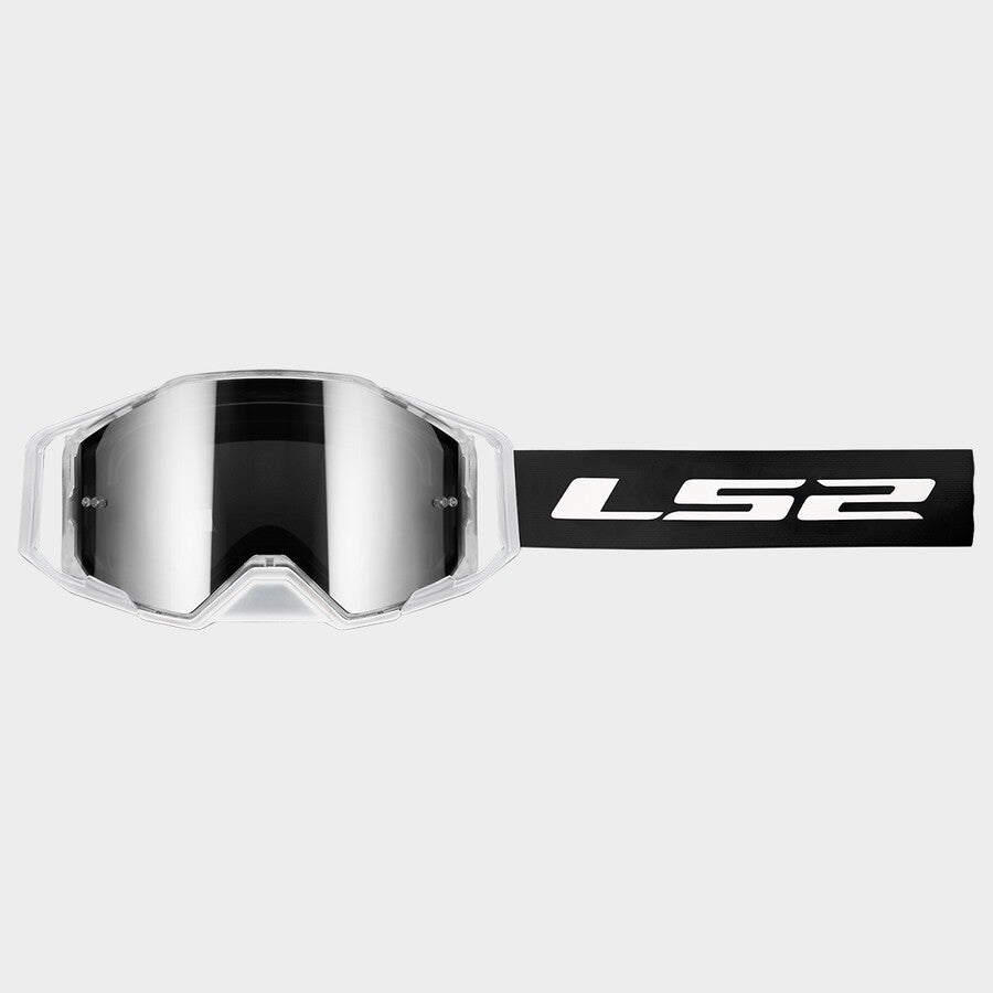 LS2 Netic Goggles Transparent With Silver Iridium Visor FREE UK Delivery, FREE 365 Day Returns | Moto Central