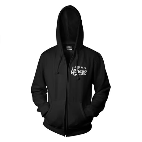 Gas Monkey Garage Rusty Hot Rod Zipped Hoodie Black FREE UK Delivery, FREE 365 Day Returns | Moto Central