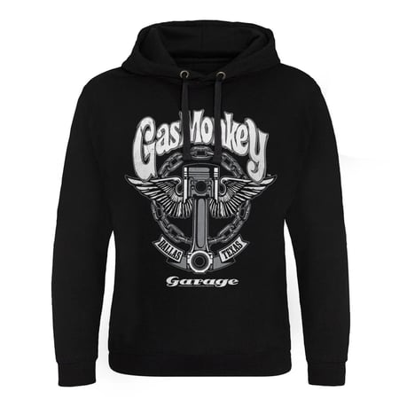 Gas Monkey Garage Big Piston Epic Hoodie Black FREE UK Delivery, FREE 365 Day Returns | Moto Central