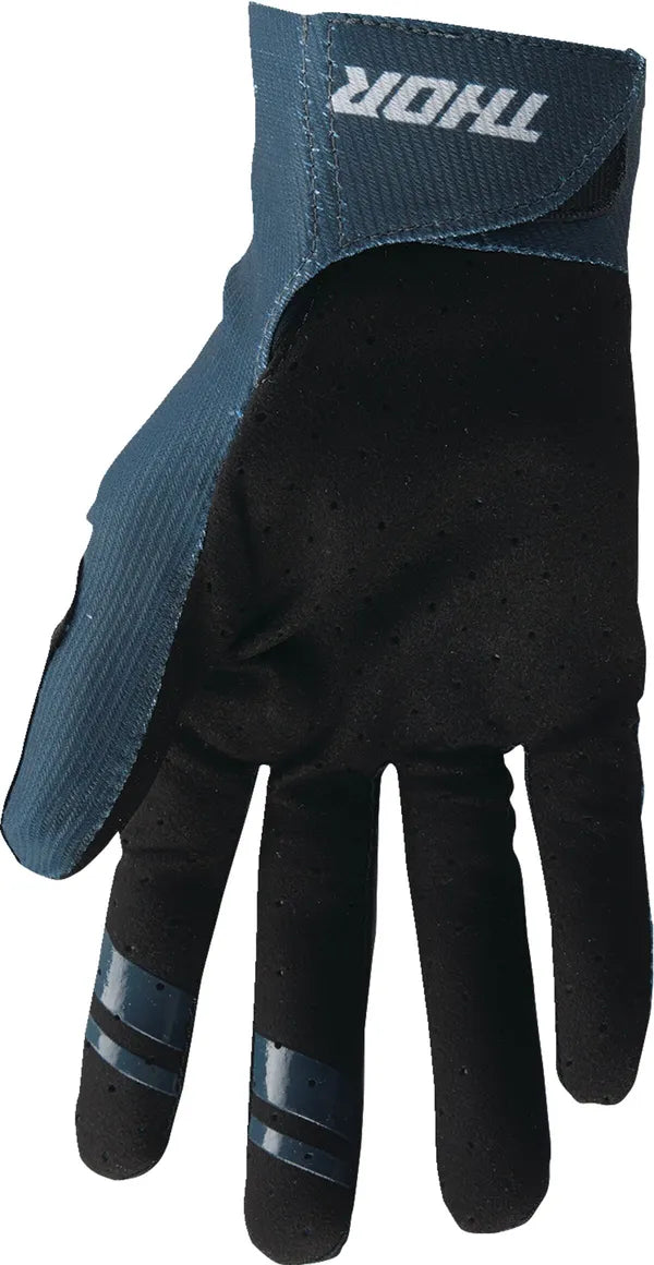 Thor Intense Assist Censis Textile Gloves Teal / Midnight - FREE UK Shipping, FREE 365 Day Returns | Moto Central