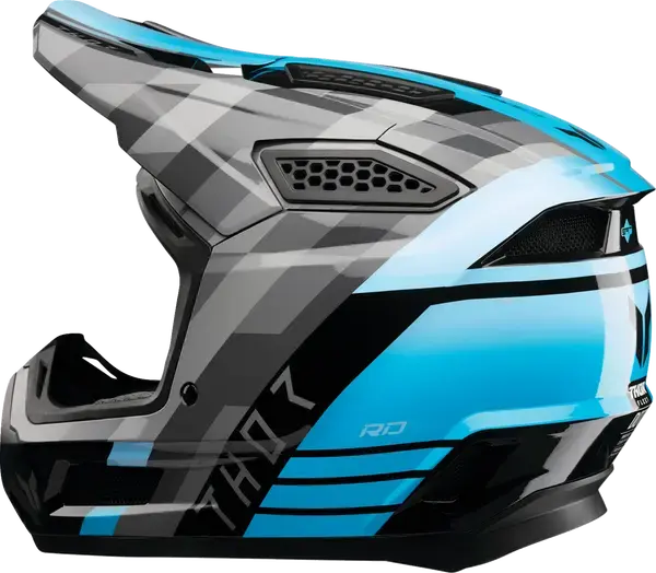 Thor Fleet Camber Black / Teal - FREE UK Shipping, FREE 365 Day Returns | Moto Central