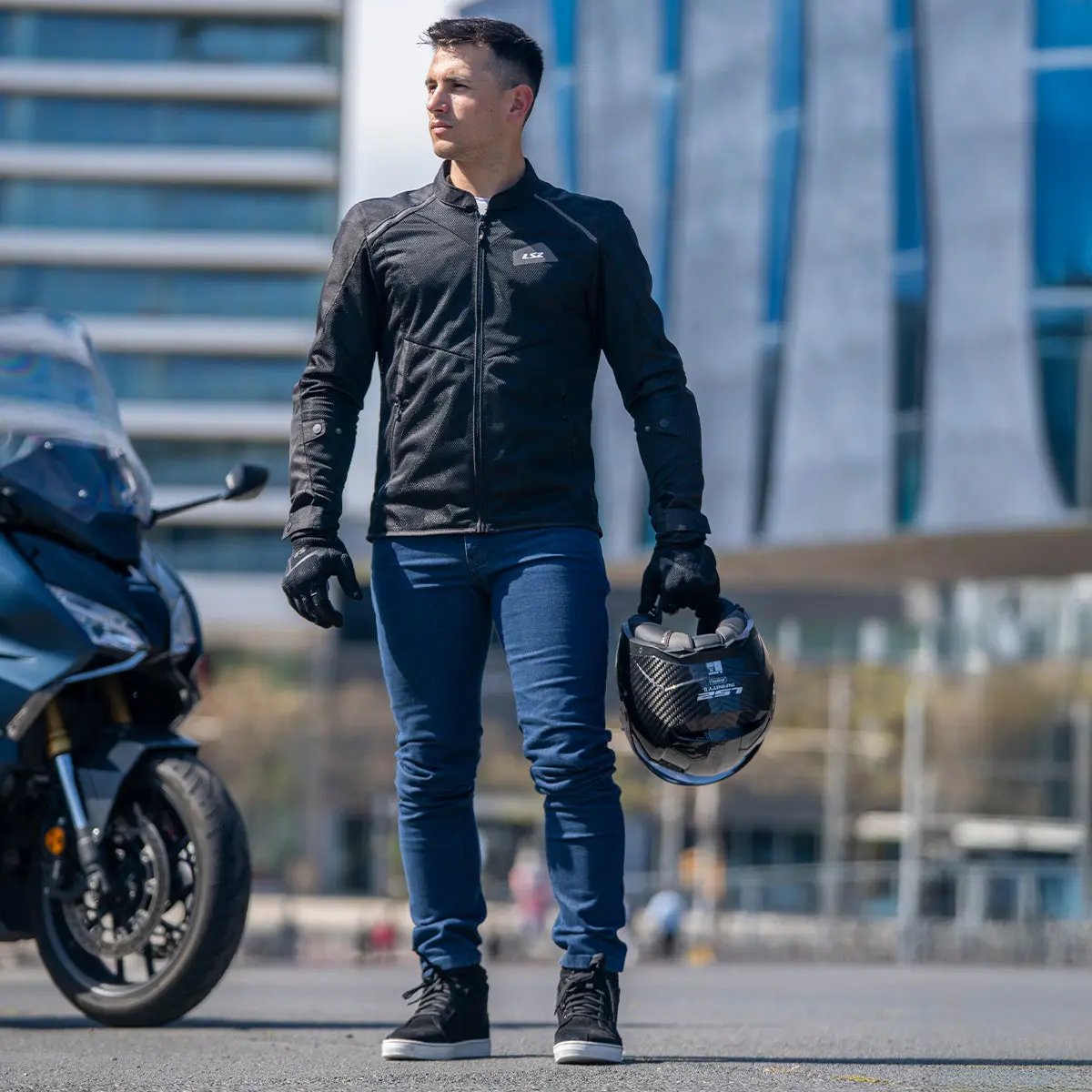 LS2 Stone Denim Jeans Blue FREE UK Delivery, FREE 365 Day Returns | Moto Central