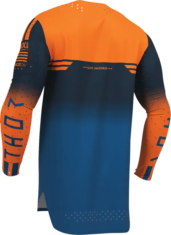 Thor Sportmode Geo Jersey Midnight Blue - FREE UK Shipping, FREE 365 Day Returns | Moto Central