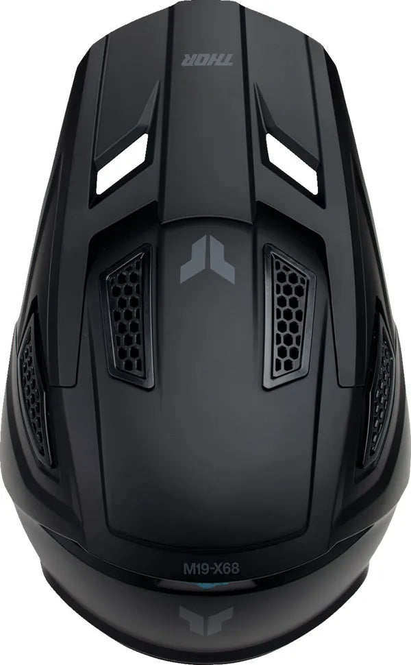 Thor Fleet Blackout Matt Black - FREE UK Shipping, FREE 365 Day Returns | Moto Central