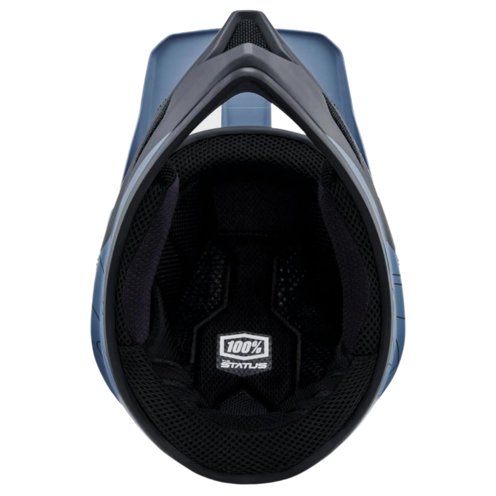 100% Status Helmet Drop / Steel Blue - FREE UK Shipping, FREE 365 Day Returns | Moto Central