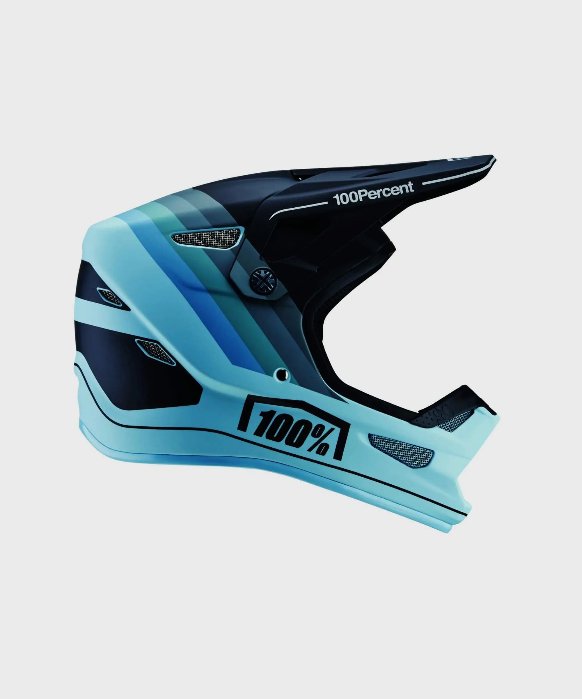 100% Status Helmet Decline Grey - FREE UK Shipping, FREE 365 Day Returns | Moto Central