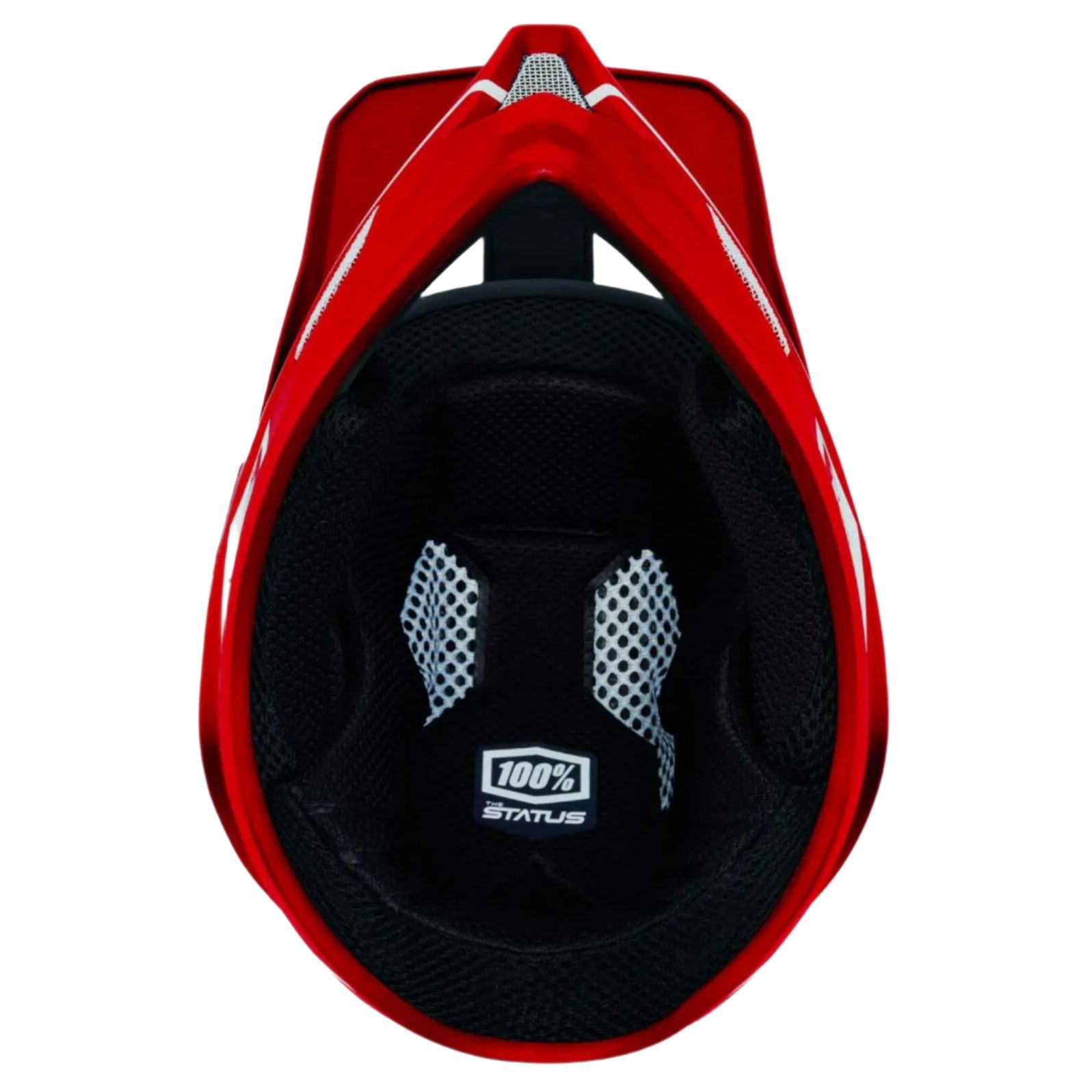 100% Status Helmet Dreamflow Red - FREE UK Shipping, FREE 365 Day Returns | Moto Central