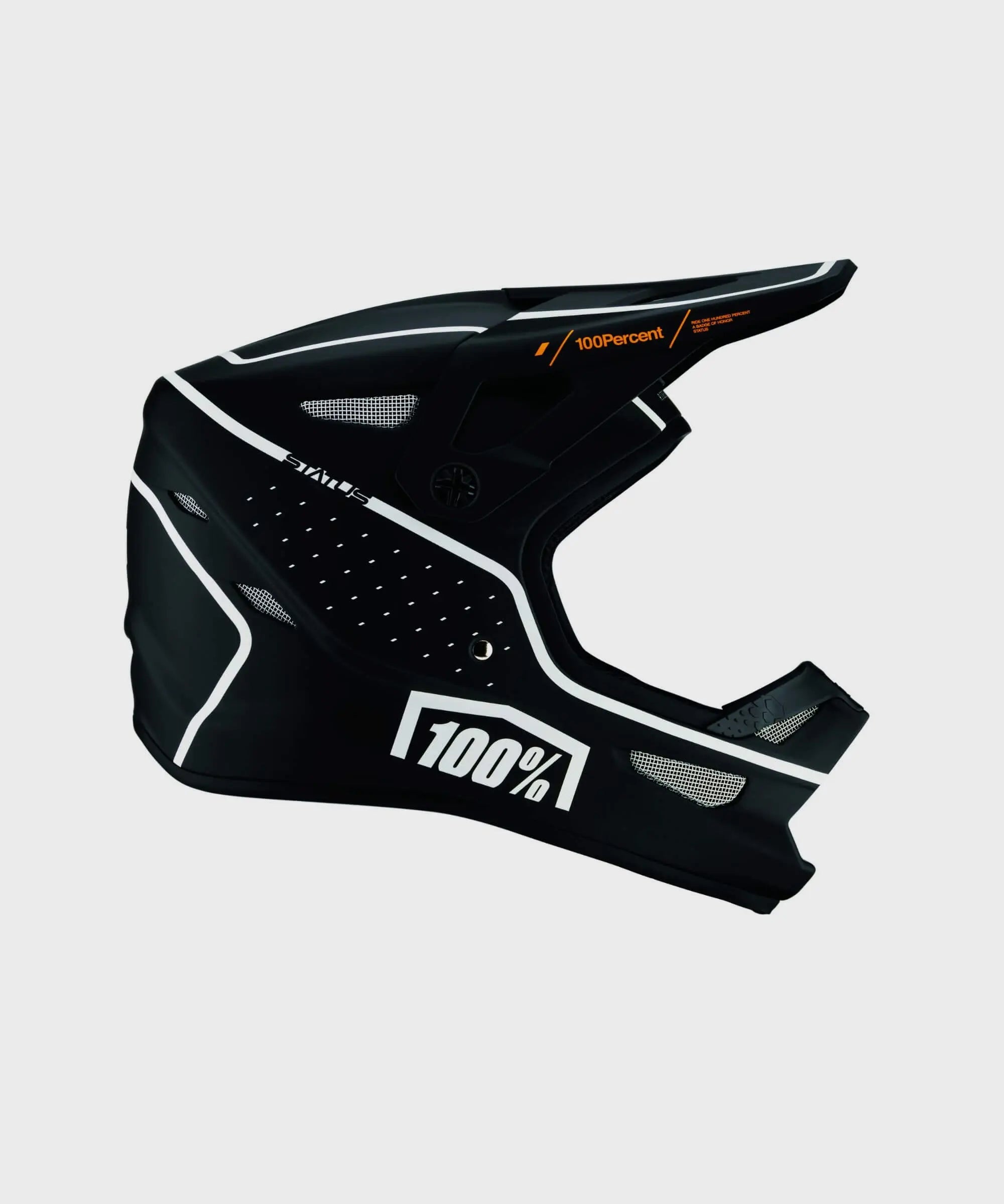 100% Status Helmet Dreamflow Black - FREE UK Shipping, FREE 365 Day Returns | Moto Central