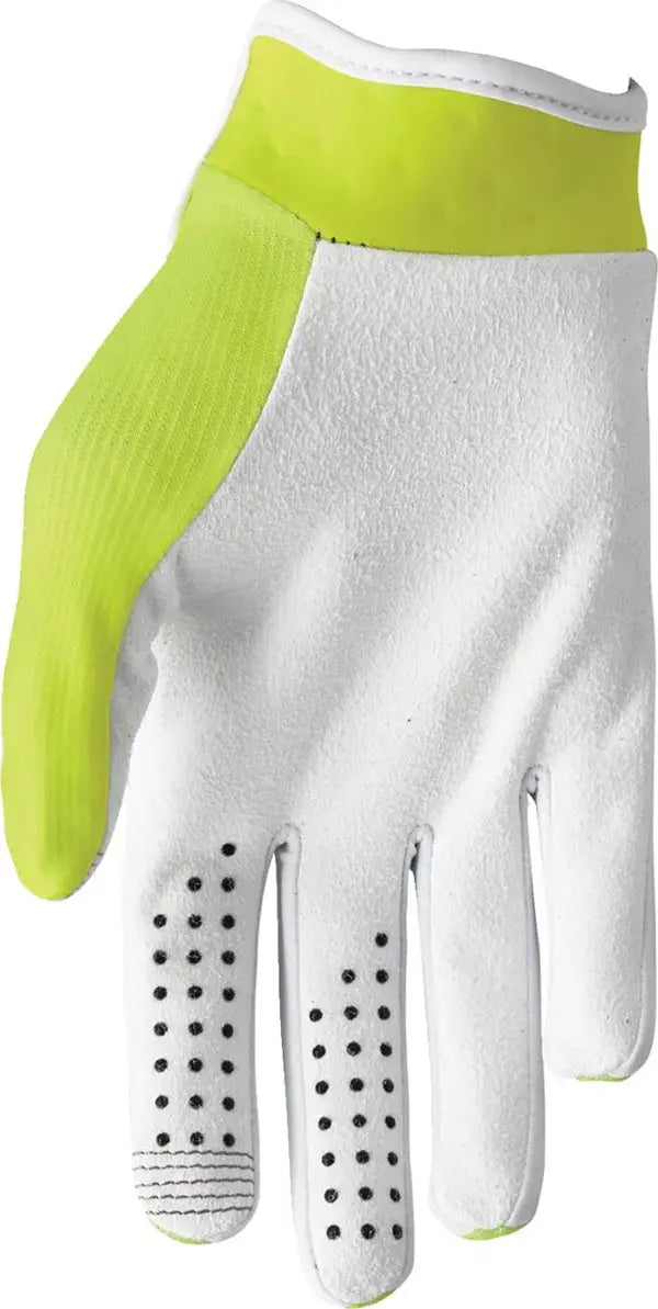 Thor Launchmode Textile Gloves Acid / White - FREE UK Shipping, FREE 365 Day Returns | Moto Central