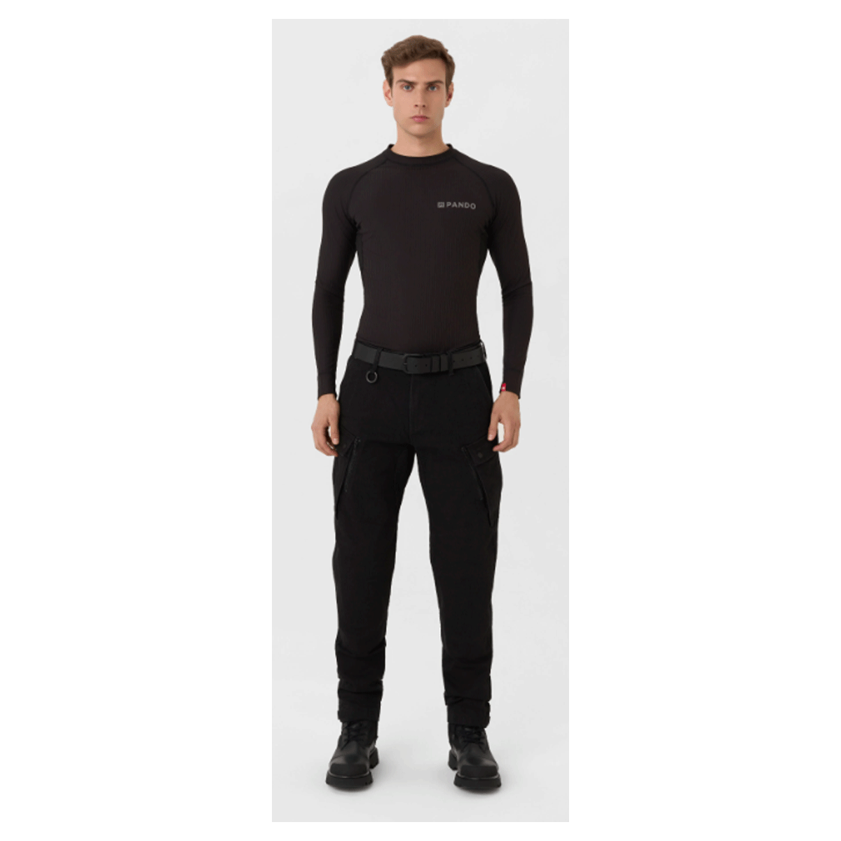 Pando Moto Vapor Coolmax Base Layer Top Black FREE UK Delivery, FREE 365 Day Returns | Moto Central