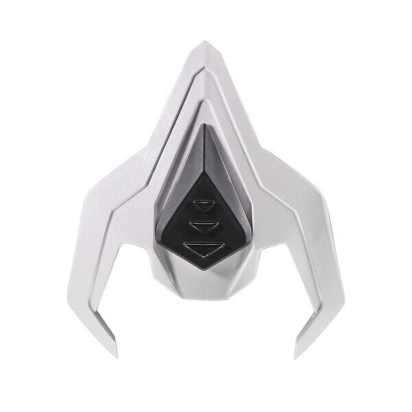 LS2 FF817 Challenger II Top Air Vent Solid Glitter White 806817AVT02 front view