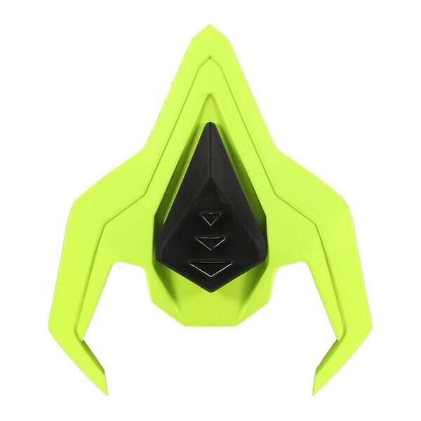 LS2 FF817 Air Vent Top Matt Hi-Viz Yellow 806817AVT53 front view