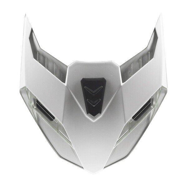 LS2 FF818 Storm III ECE 22.06 Top Air Vent White, front view
