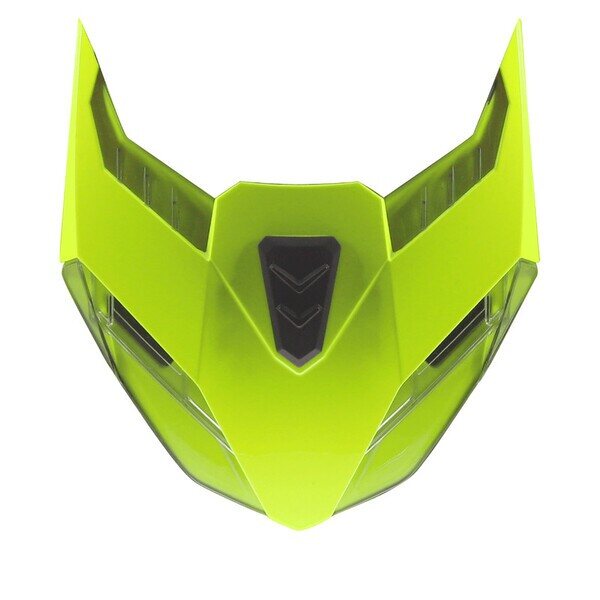 LS2 FF818 Storm III Top Air Vent Hi-Viz Yellow, front view
