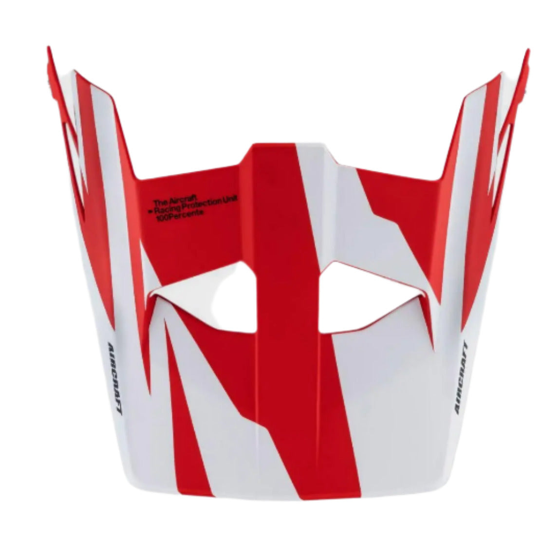 100% Aircraft Replacement Visor Rapidbomb / Red - FREE UK Shipping, FREE 365 Day Returns | Moto Central
