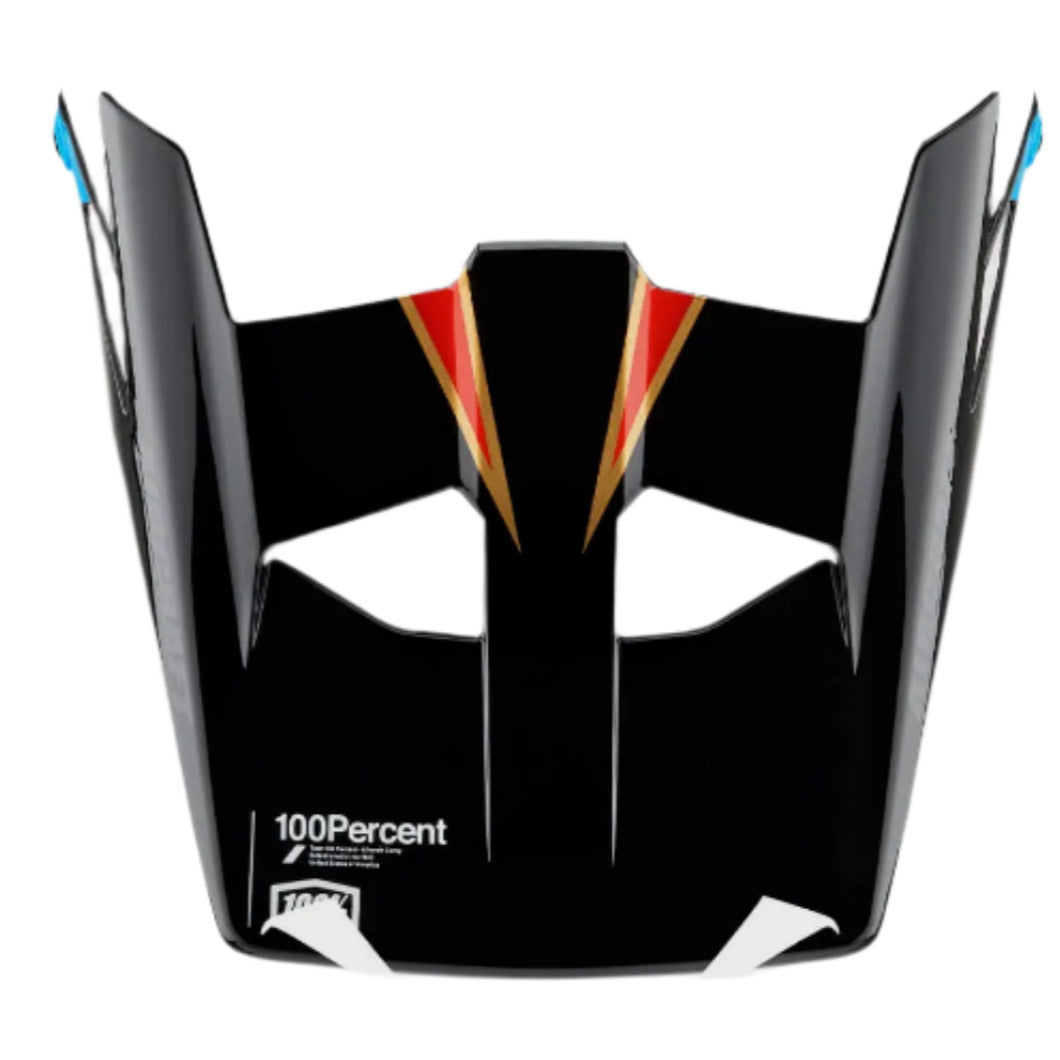 100% Aircraft Replacement Visor Knox / Black - FREE UK Shipping, FREE 365 Day Returns | Moto Central