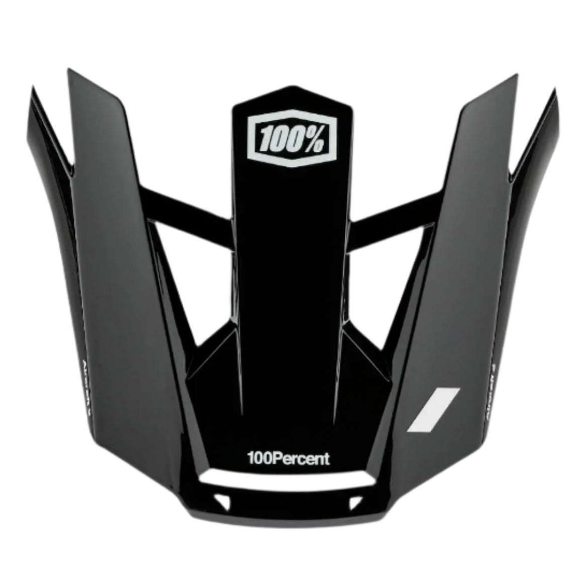 100% Aircraft 2 Replacement Visor Black / White - FREE UK Shipping, FREE 365 Day Returns | Moto Central
