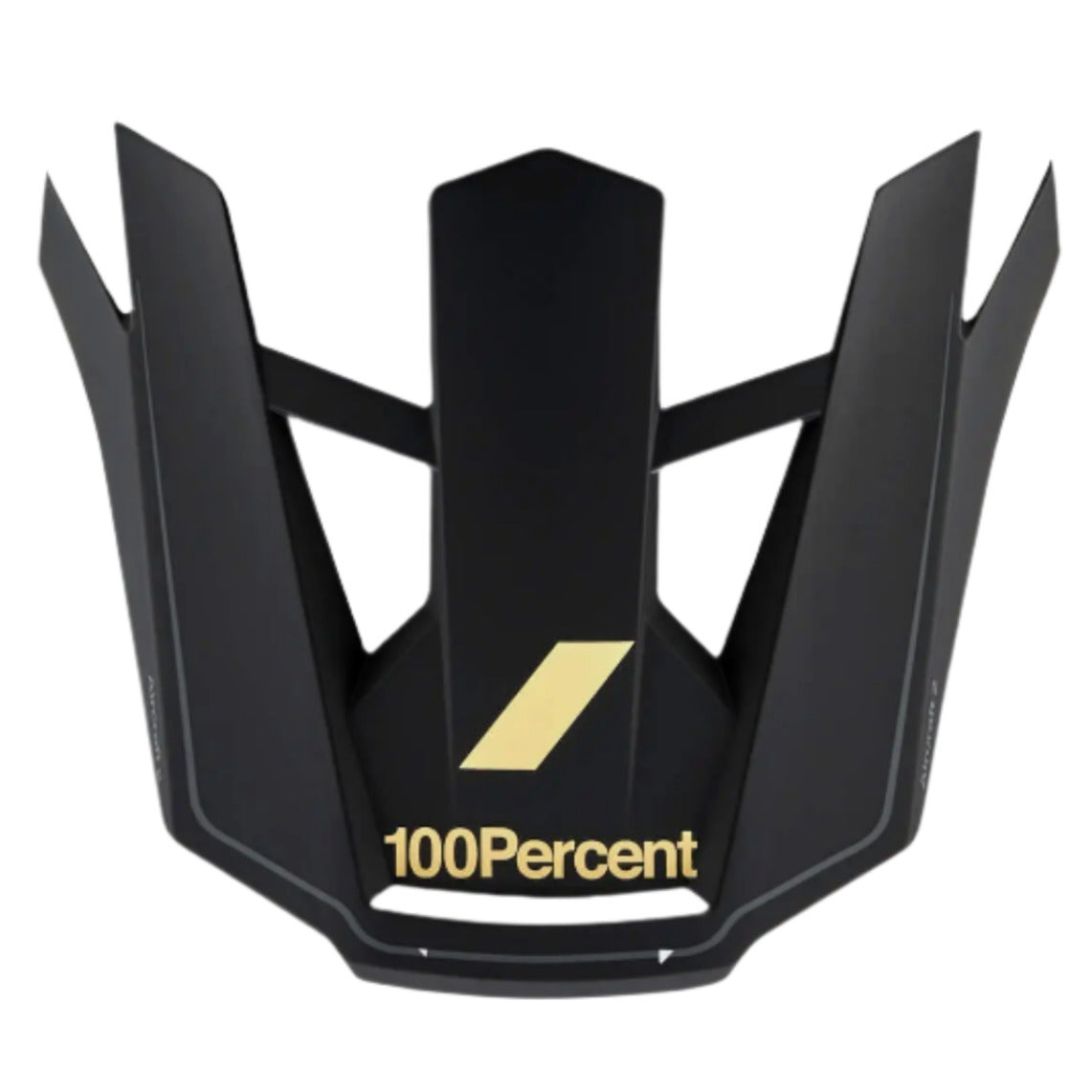 100% Aircraft 2 Replacement Visor Black / Light Yellow - FREE UK Shipping, FREE 365 Day Returns | Moto Central