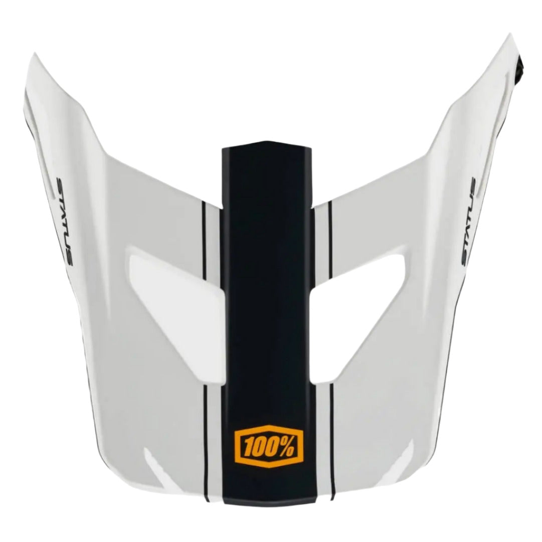 100% Status Youth Replacement Visor Carby / Silver - FREE UK Shipping, FREE 365 Day Returns | Moto Central