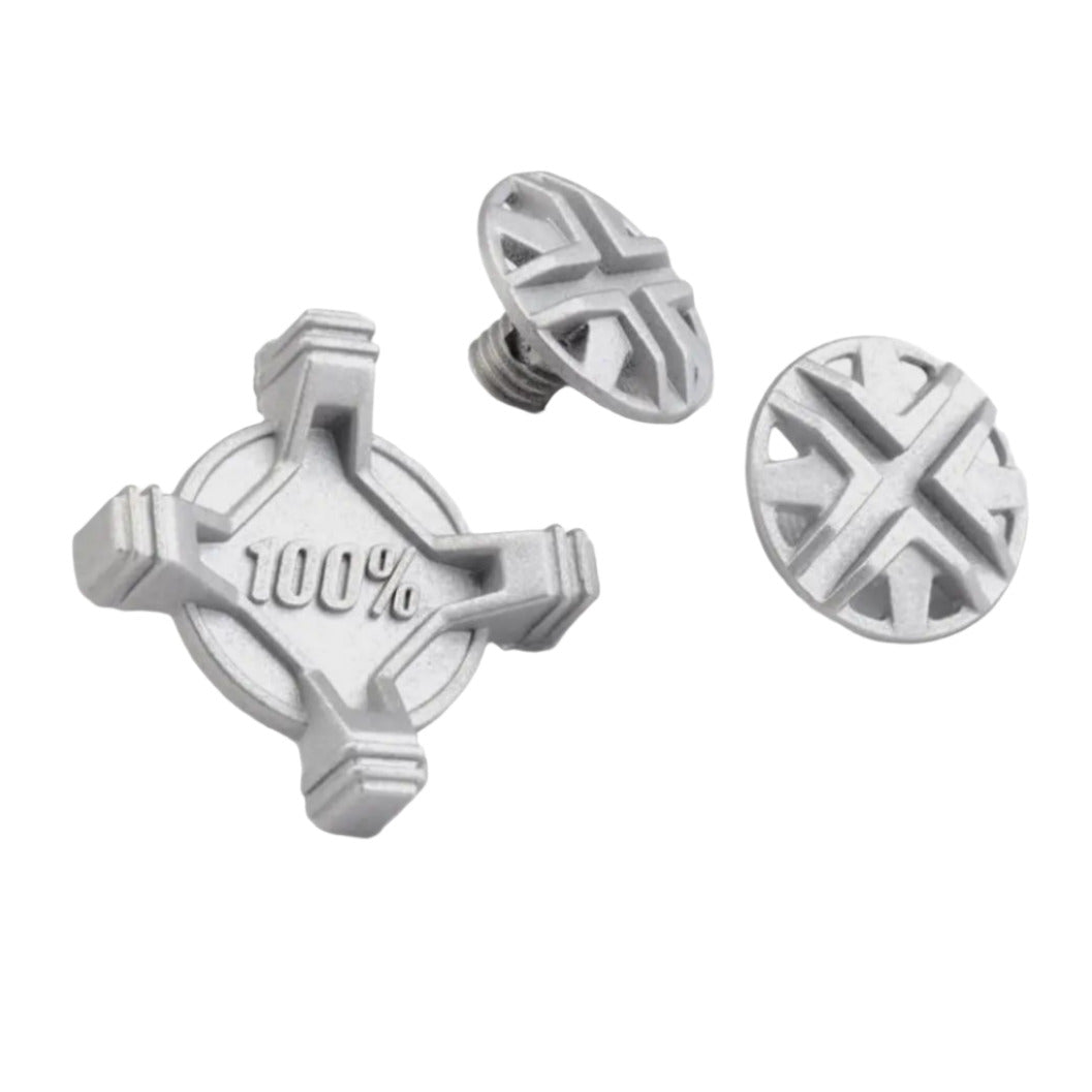 100% Status Visor Screw Kit Silver - FREE UK Shipping, FREE 365 Day Returns | Moto Central