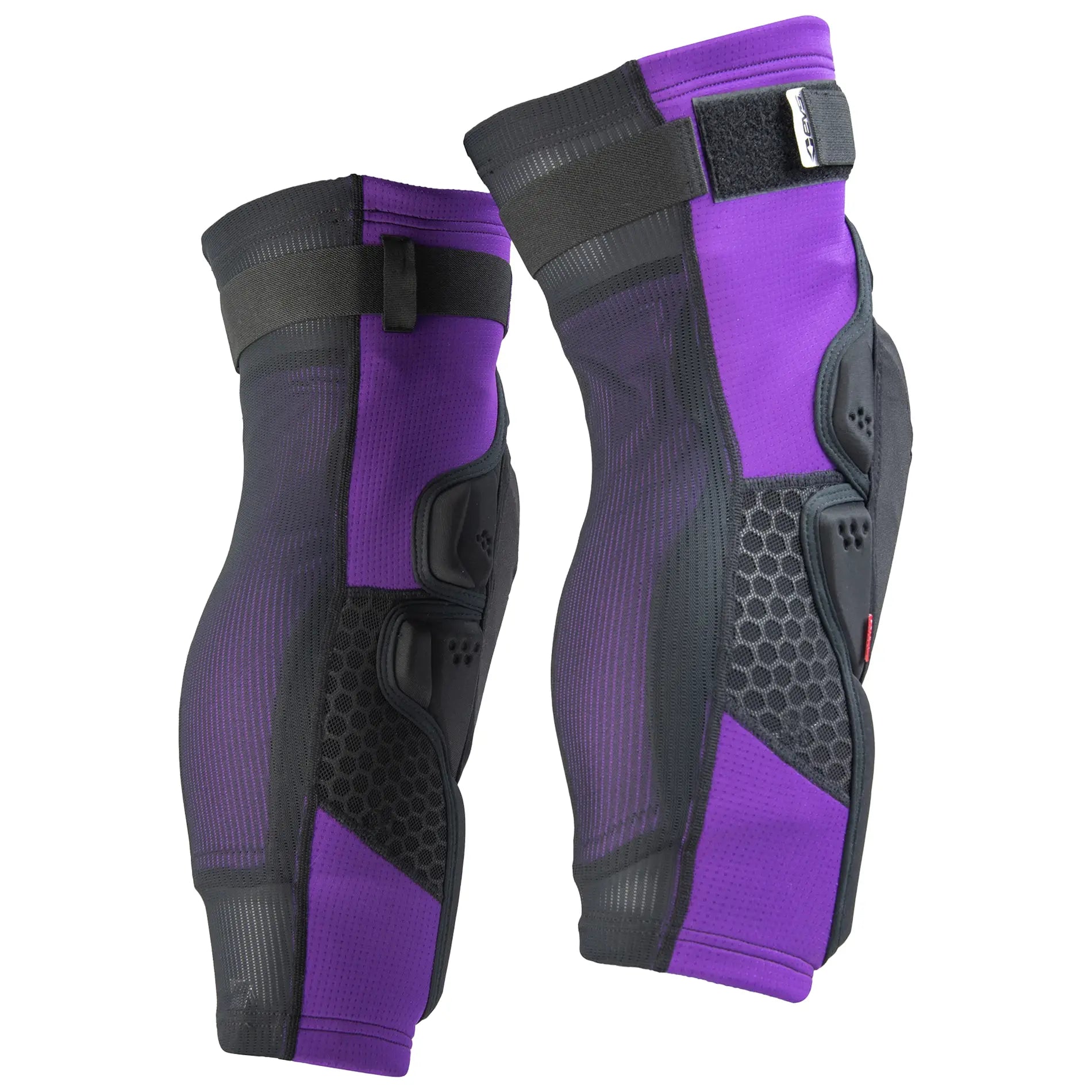 EVS Slayco Youth Knee Guards Purple / Black - FREE UK Shipping, FREE 365 Day Returns | Moto Central