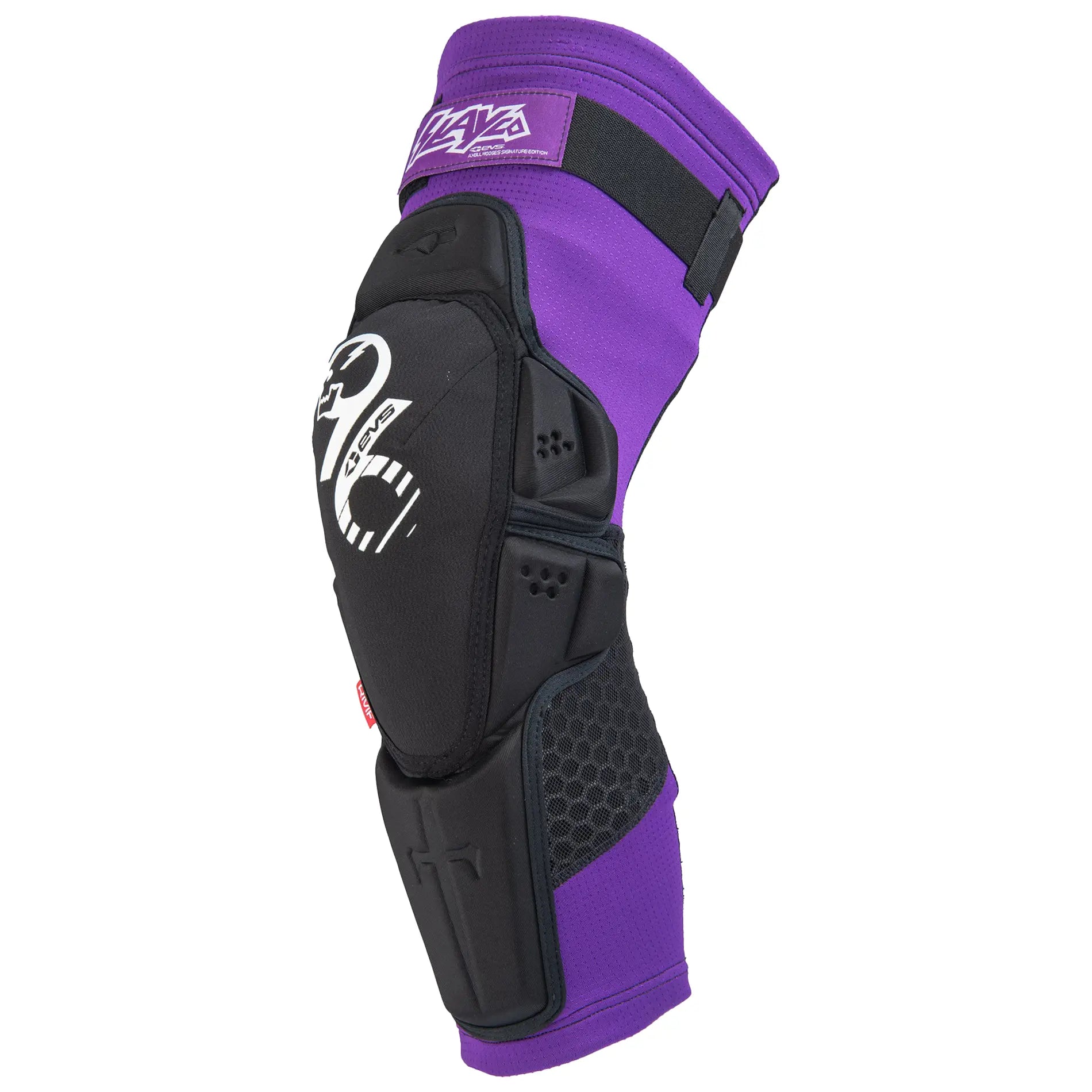 EVS Slayco Youth Knee Guards Purple / Black - FREE UK Shipping, FREE 365 Day Returns | Moto Central